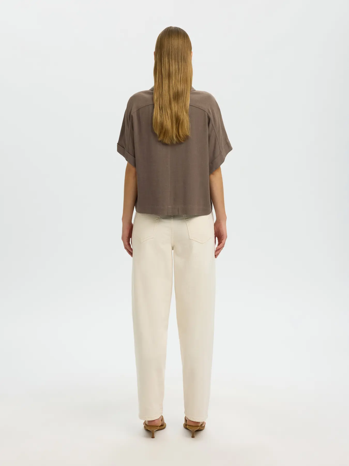 Selected Cropped Sun Shirt