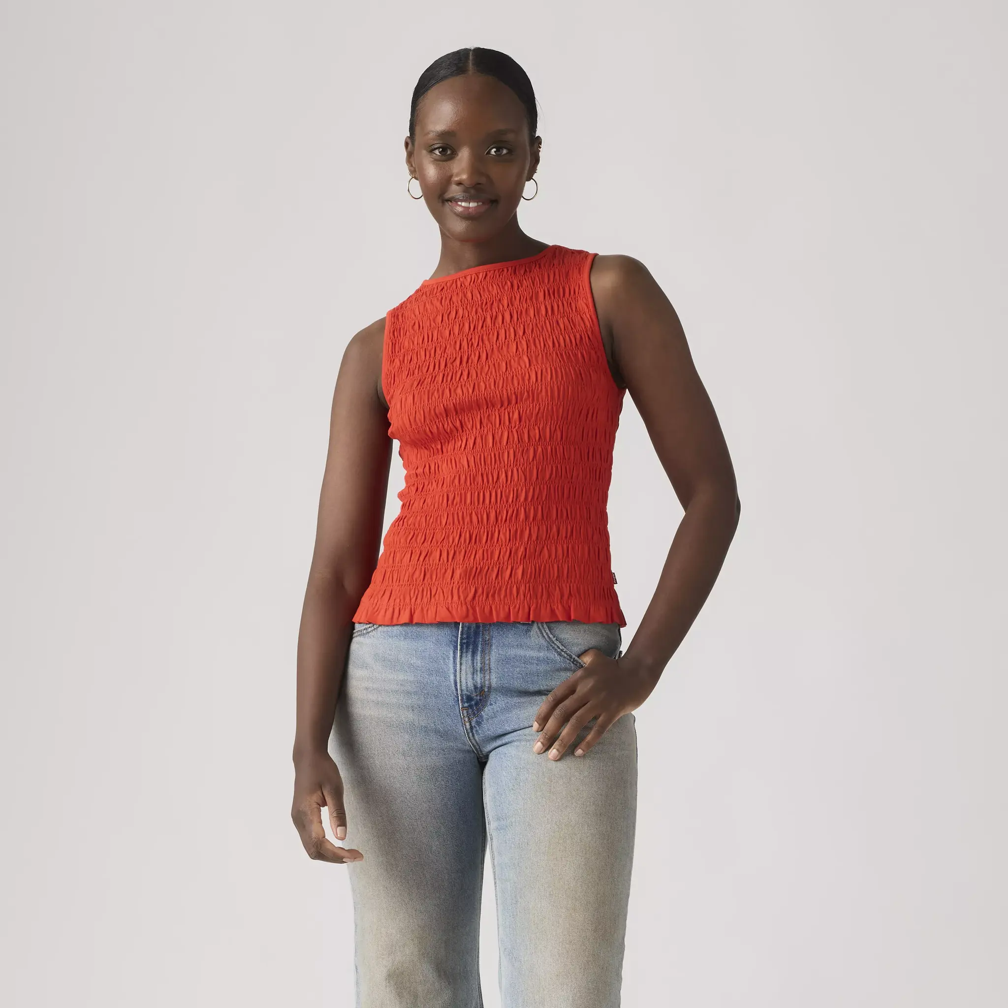 Levi's Bella Smocked Top