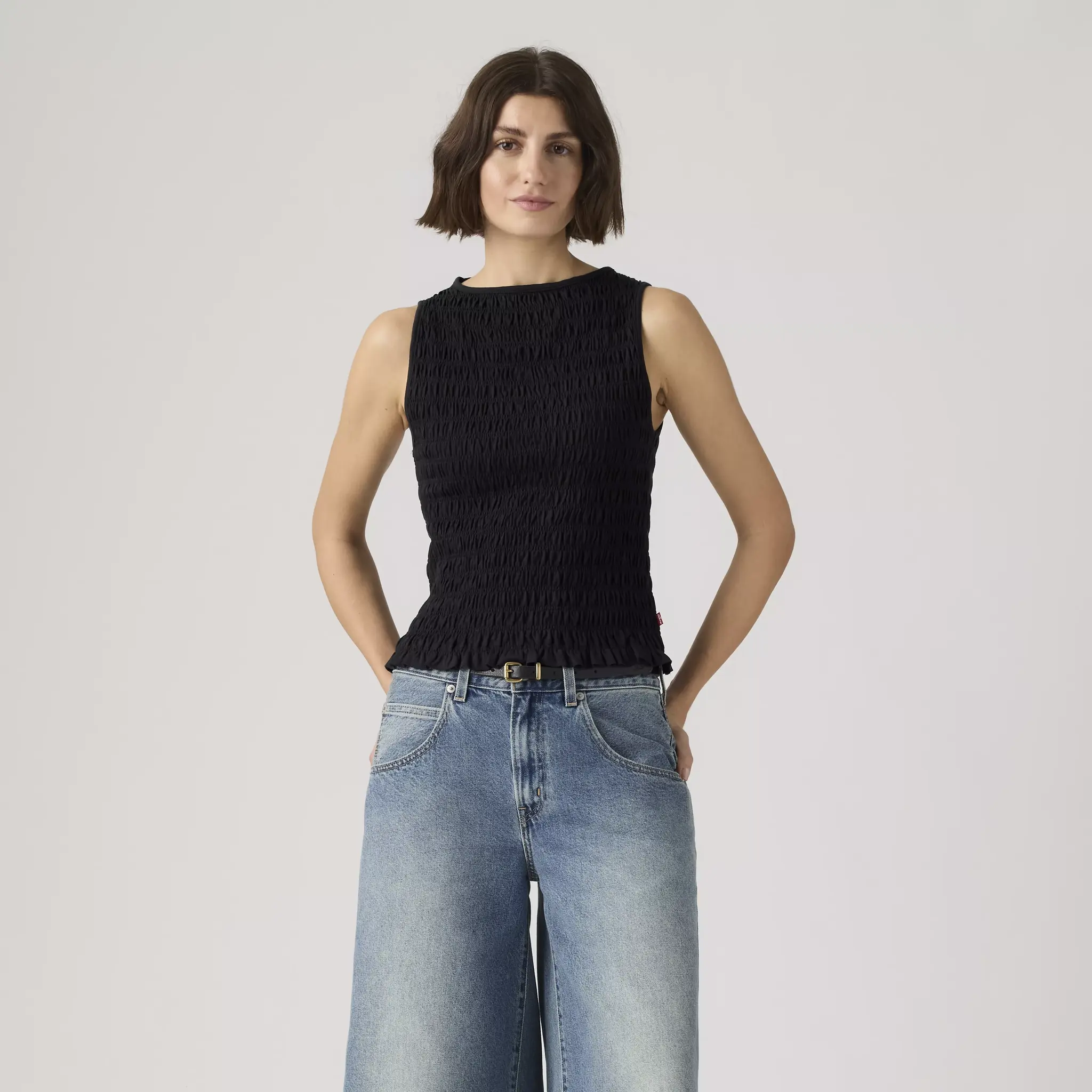 Levi's Bella Smocked Top