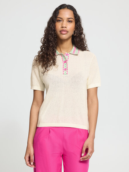 Ichi Dotia Short Sleeve Sweater