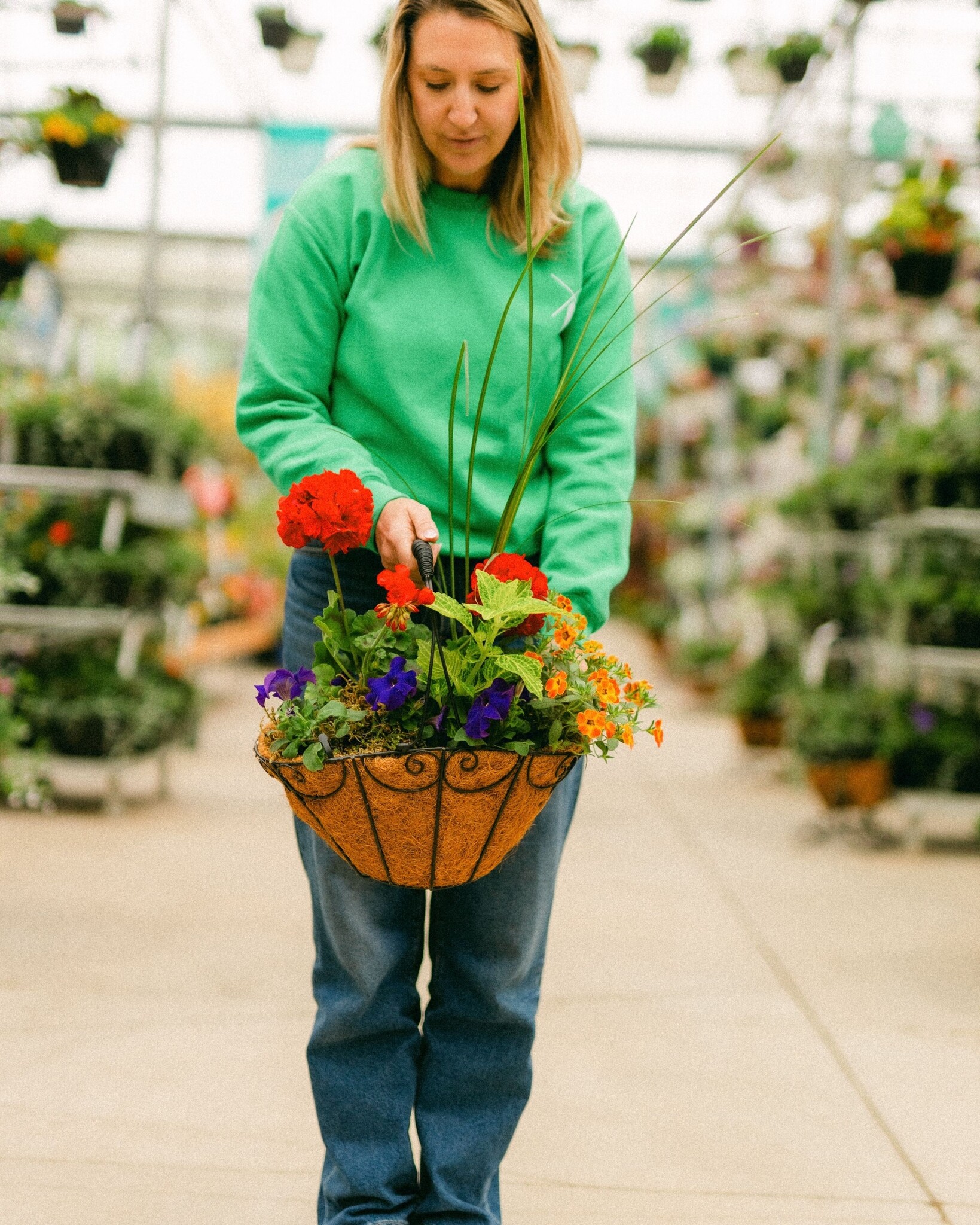 Dutch Growers Moms Flower Basket (small) Mothers Day Arrangement