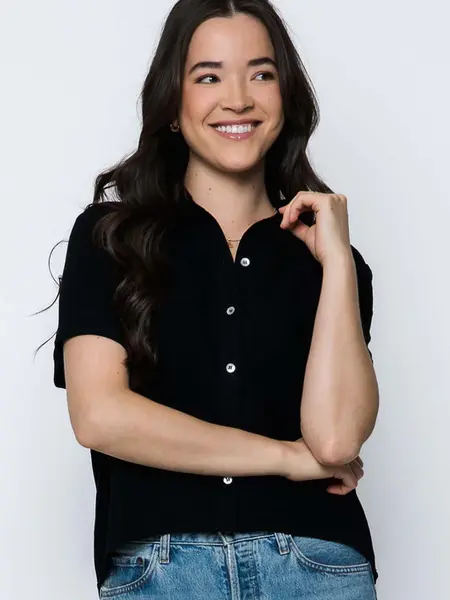 Orb Nina Short Sleeve Button Up