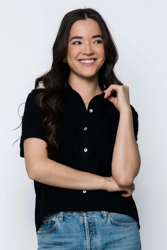 Orb Nina Short Sleeve Button Up