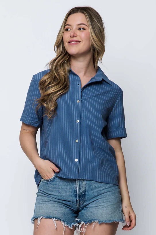 Orb Nina Short Sleeve Button Up