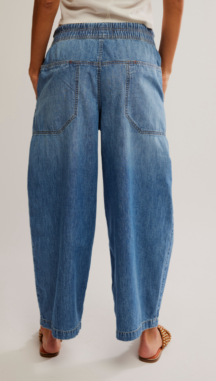 Free People Easy Peasy Pull-On Jeans
