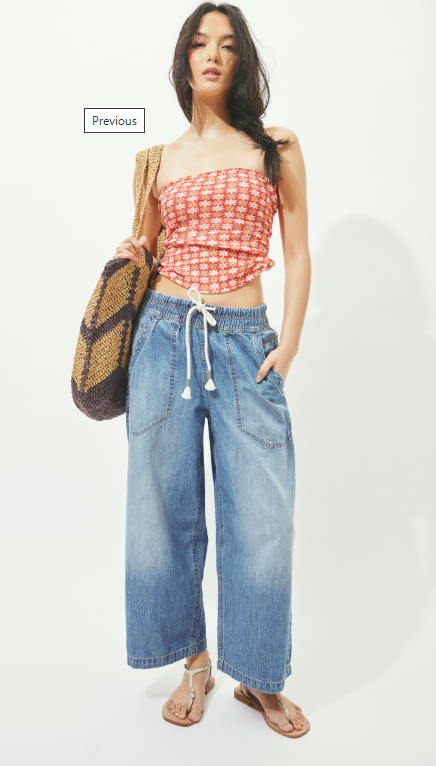 Free People Easy Peasy Pull-On Jeans