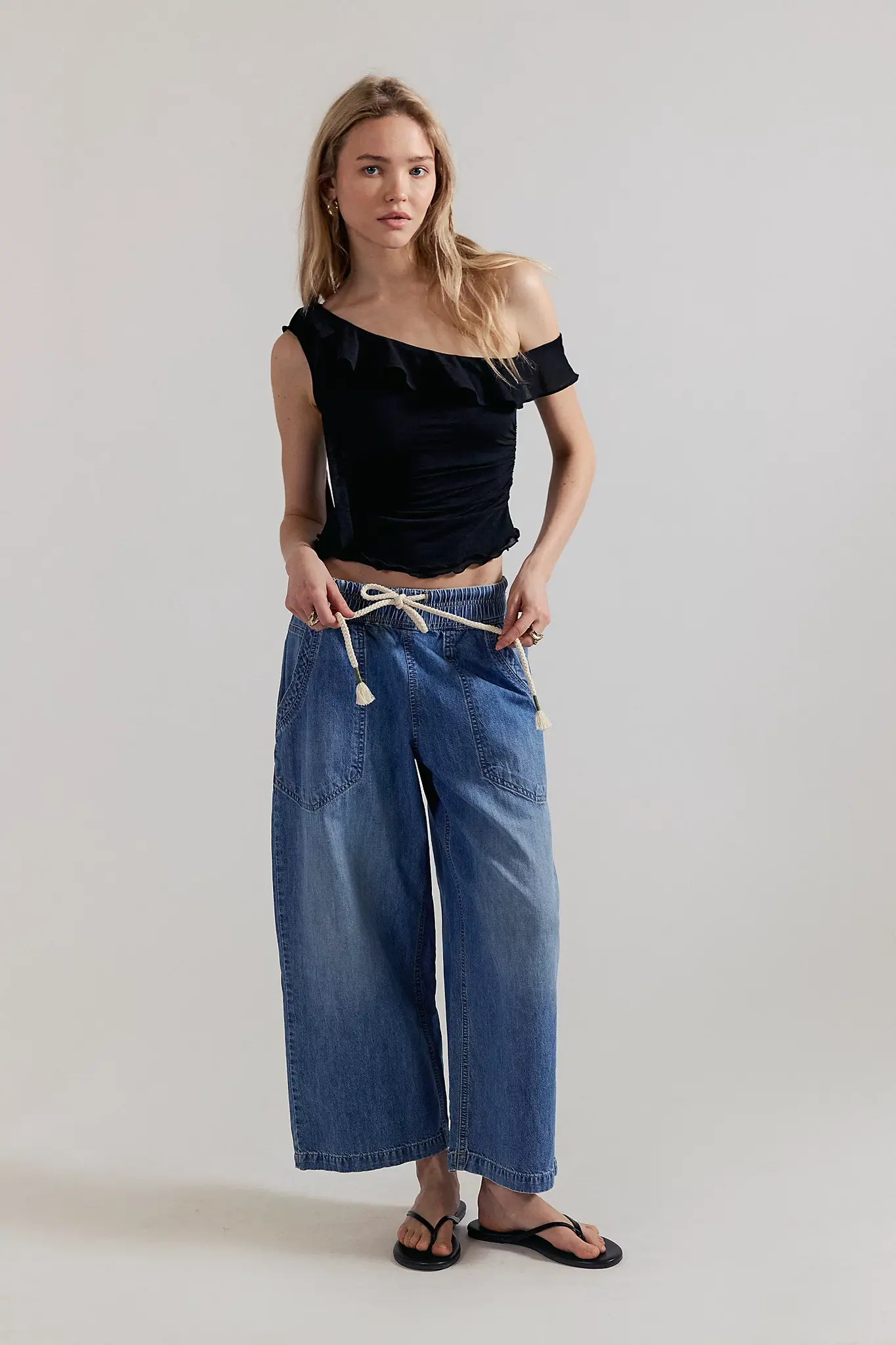 Free People Easy Peasy Pull-On Jeans