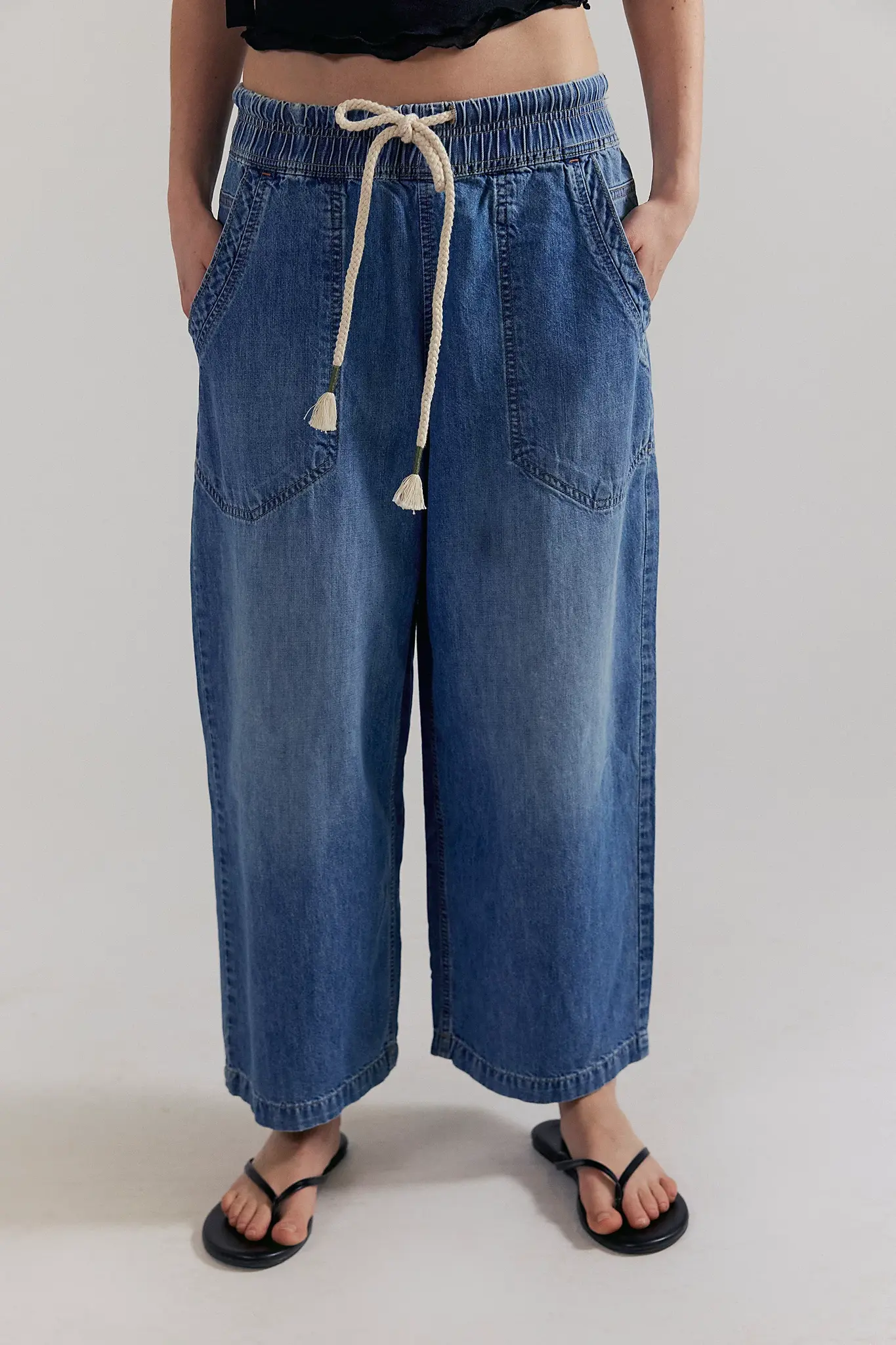Free People Easy Peasy Pull-On Jeans