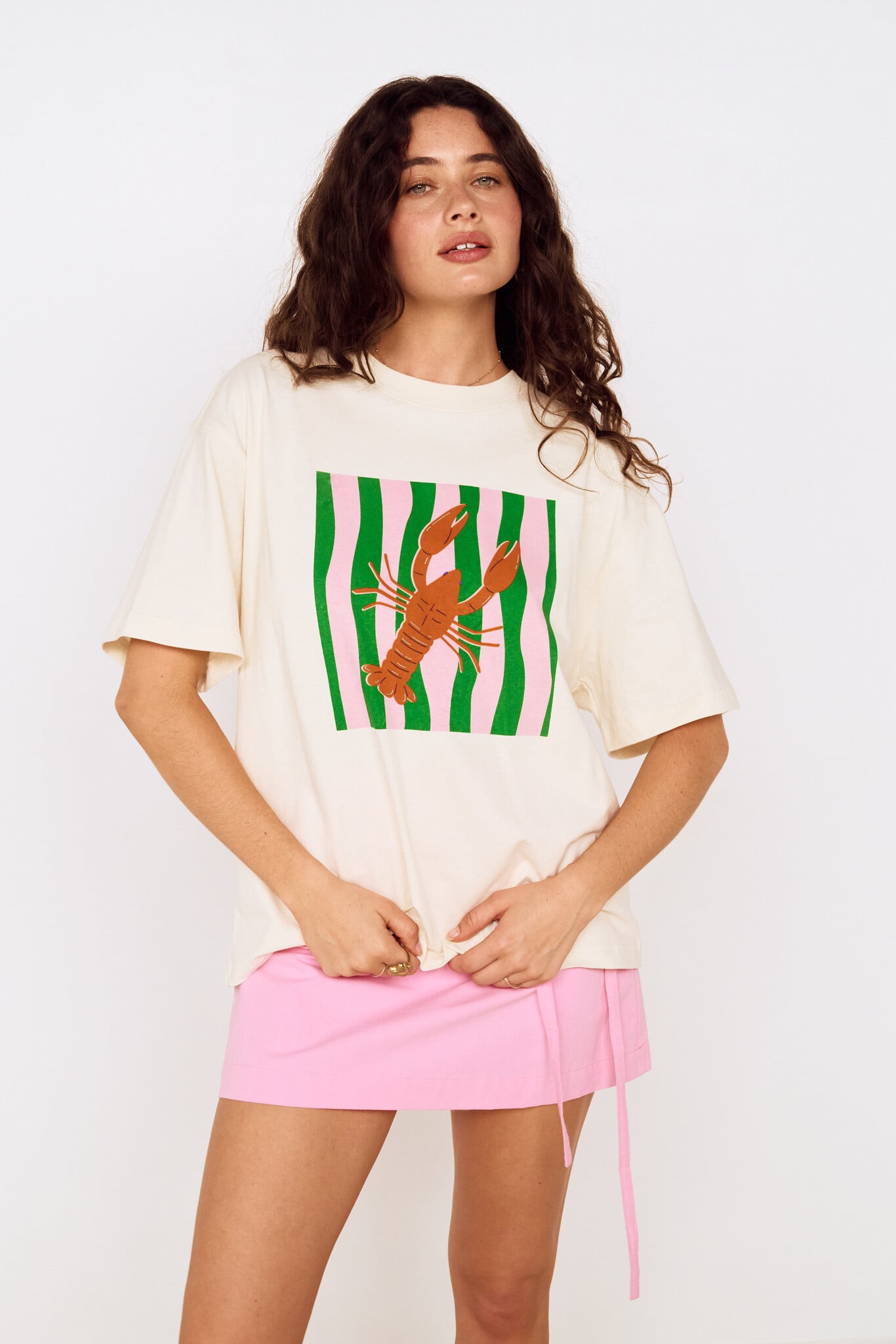 MinkPink Marina Oversize Tee