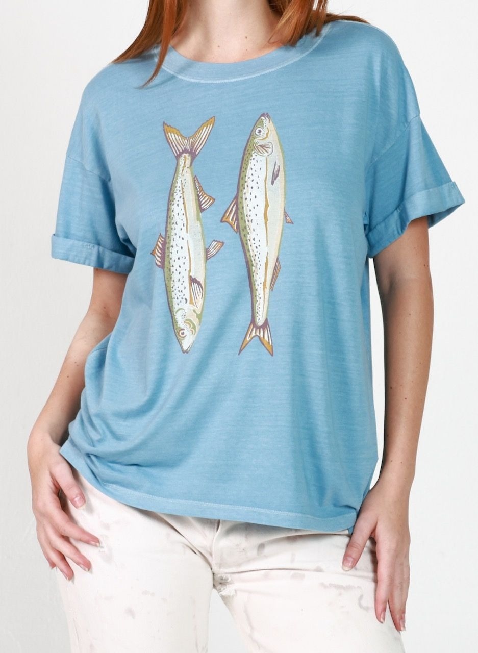 Girl Dangerous Sardines Boyfriend Tee