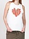 Girl Dangerous Tomato Heart High Neck Tank