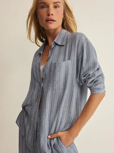 Z Supply Perfect Striped Button Up