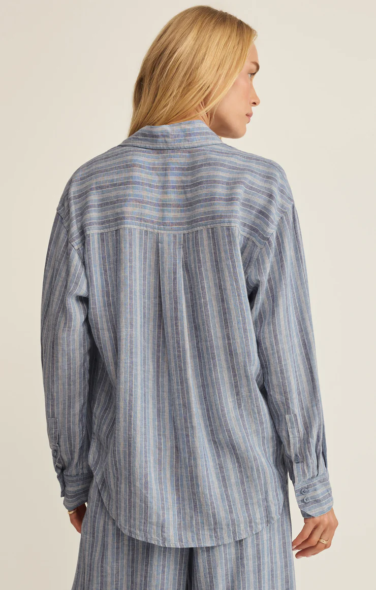 Z Supply Perfect Striped Button Up