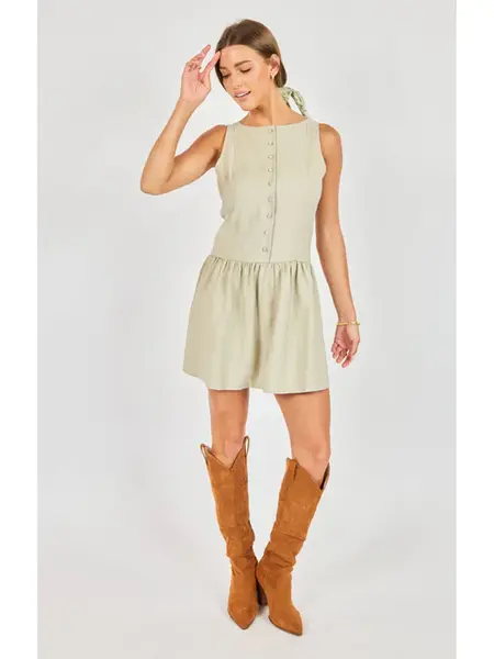 Sadie and Sage Agave Kiss Mini Dress