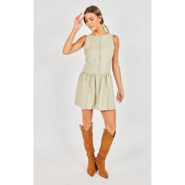 Sadie and Sage Agave Kiss Mini Dress