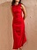 MinkPink Rosa Drawstring Midi Dress