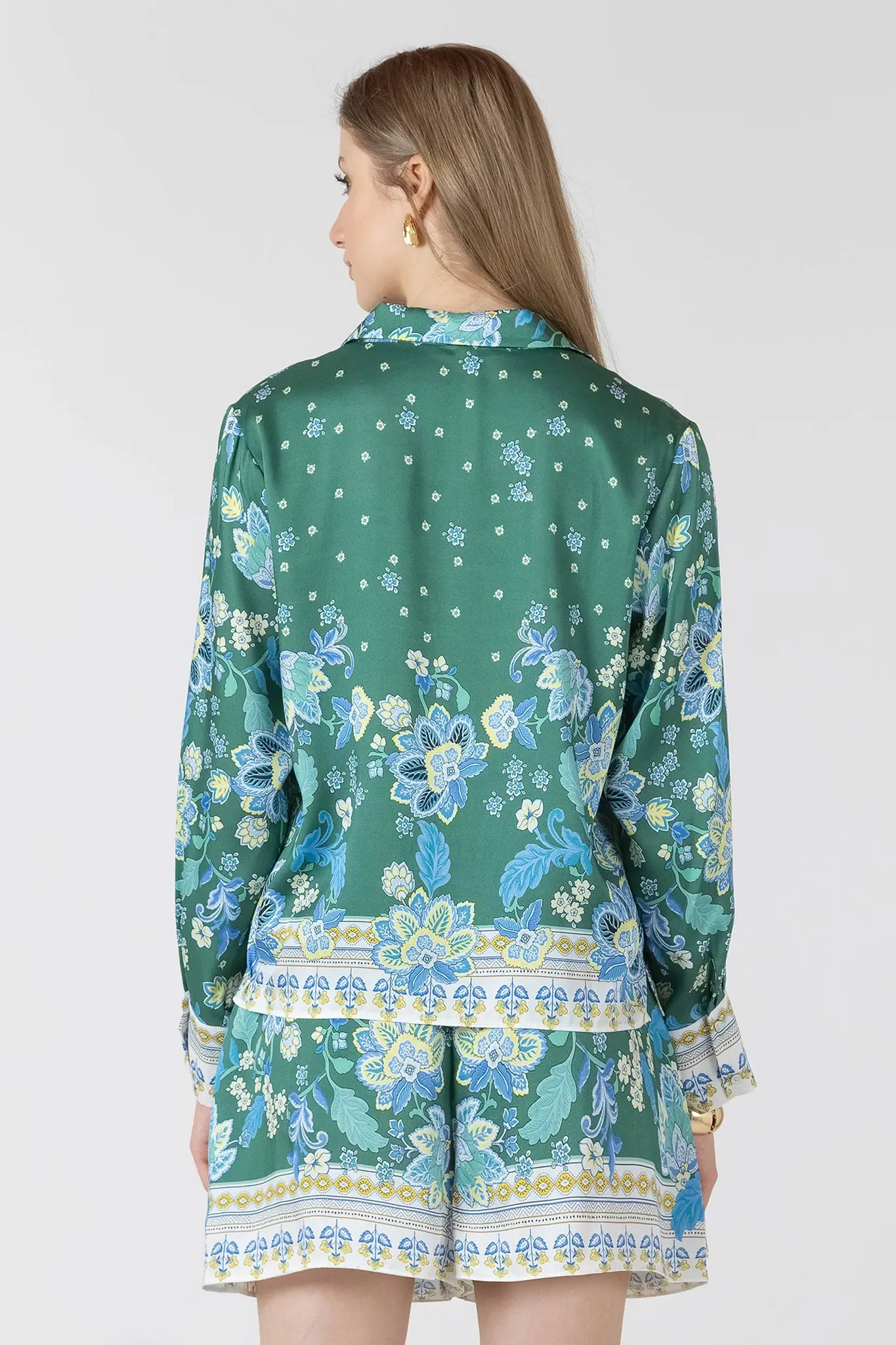 Dex Silky Button Front Blouse