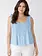 Dex Pintuck Ruffle Detail Tank