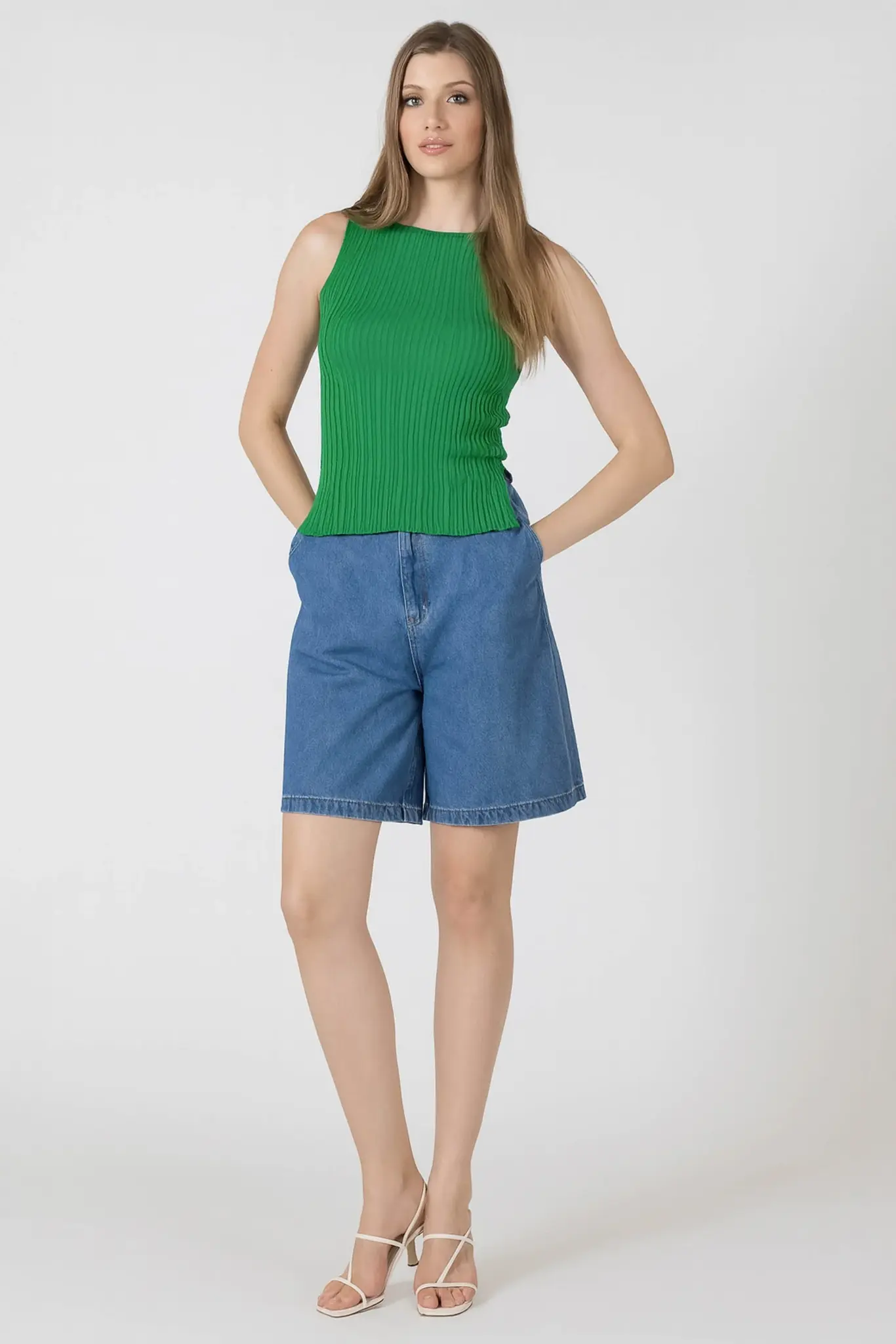 Dex Bermuda Denim Short
