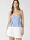 Dex Pleated Button Front Cami