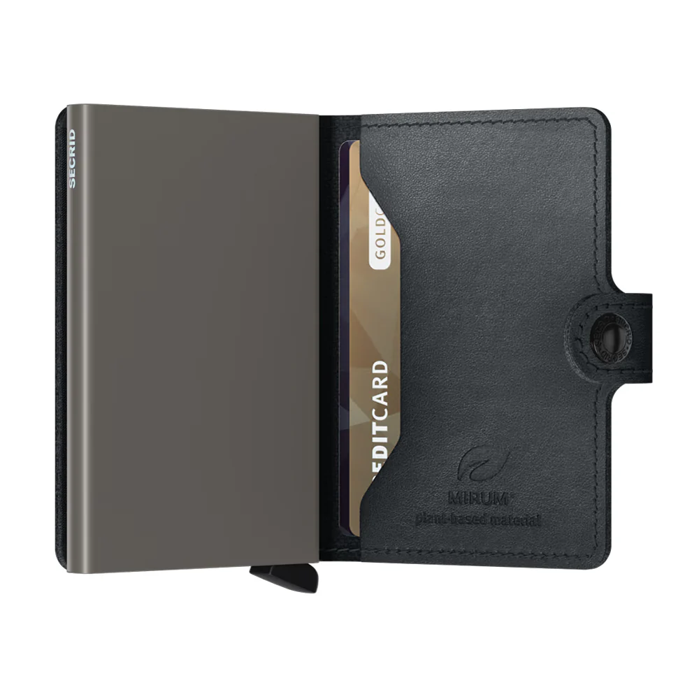 SECRID Slim Wallet Mirum Plant Based Black