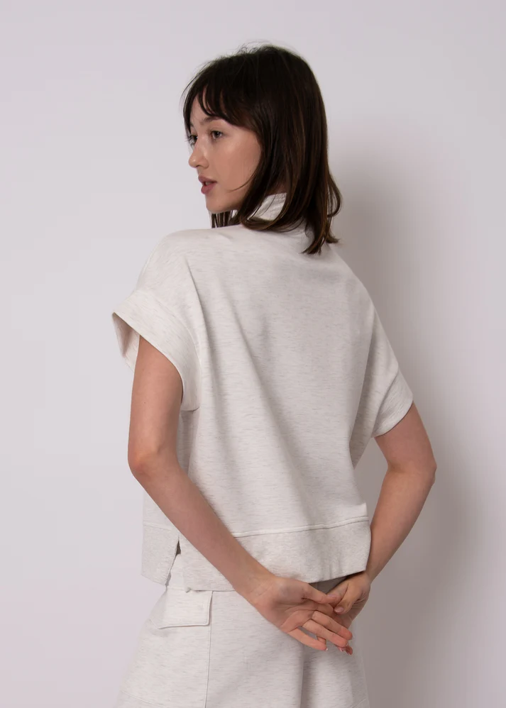 RD Style Dua Soft Knit Half Zip Top