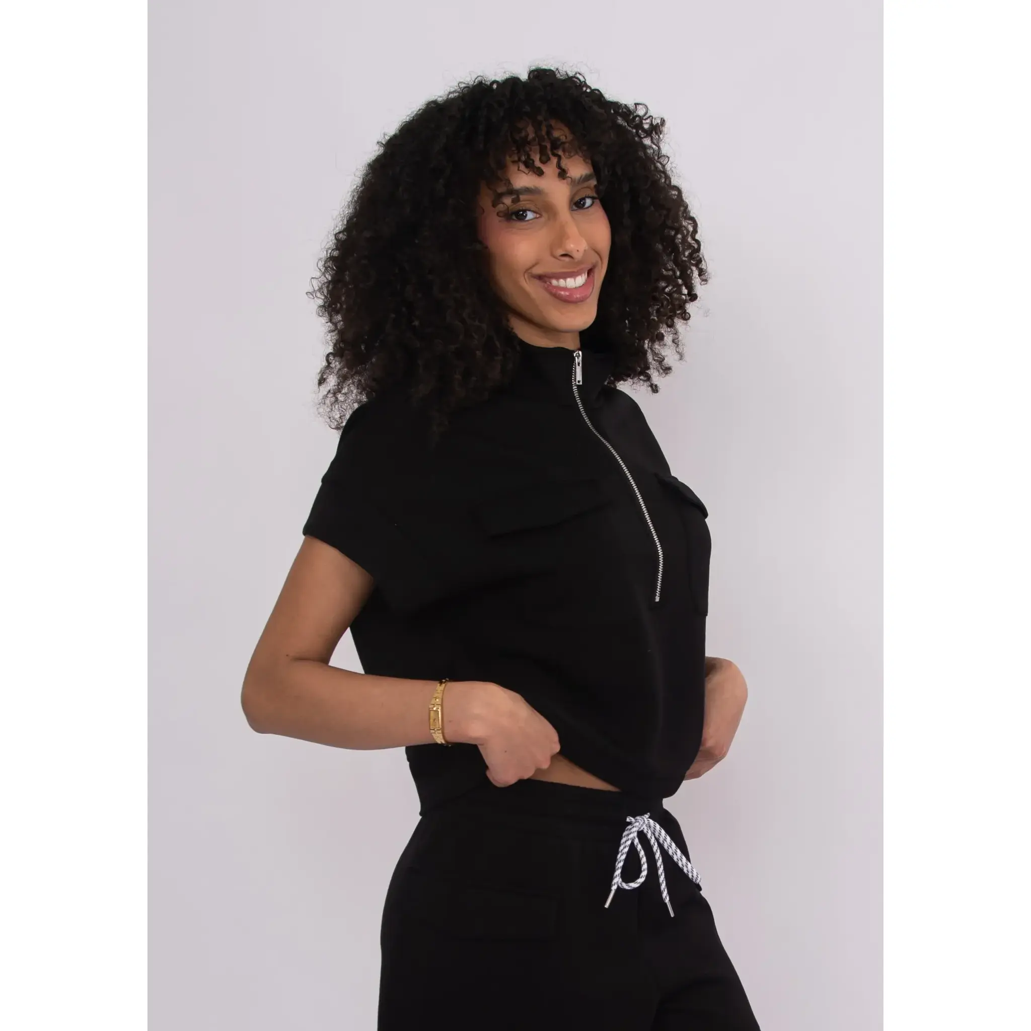 RD Style Dua Soft Knit Half Zip Top