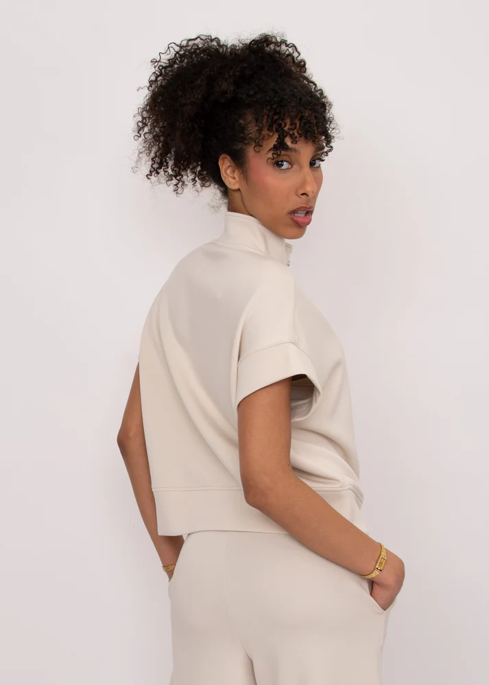 RD Style Dua Soft Knit Half Zip Top