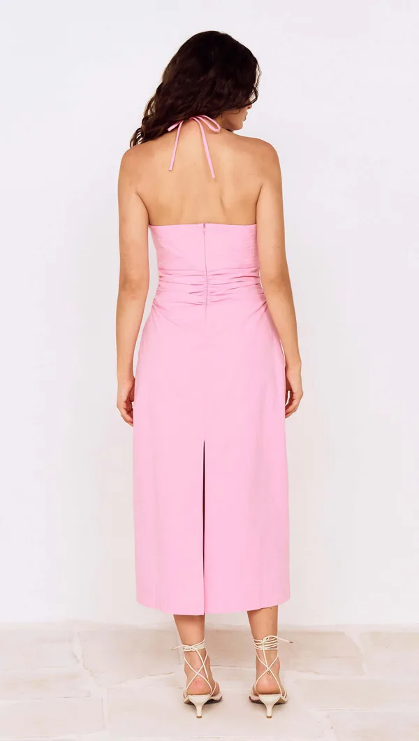 MinkPink Gaia Halter Midi Dress