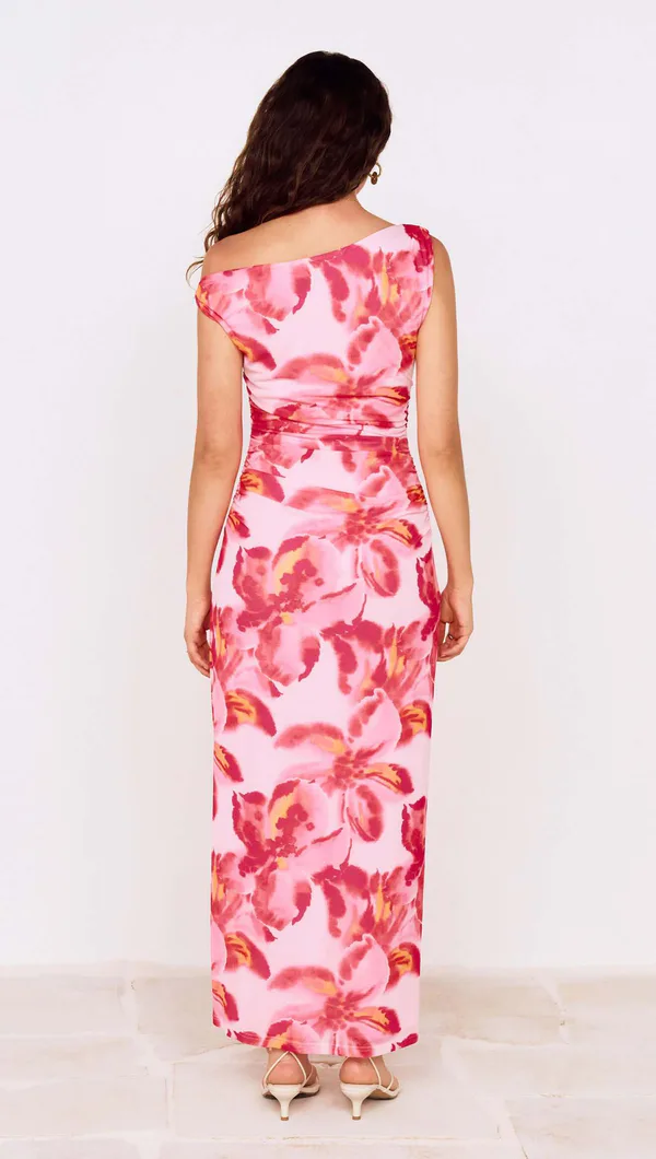 MinkPink Bianca Mesh Midi Dress