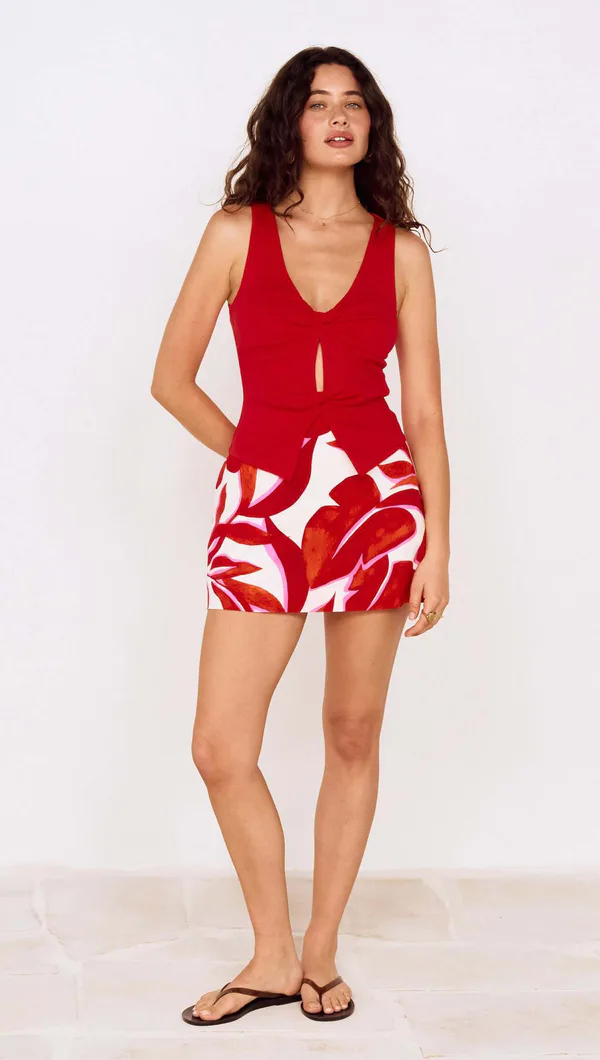 MinkPink Noa Twist Detail Top