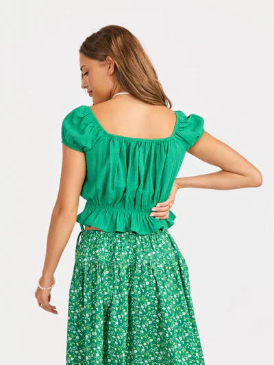 Sadie and Sage Radiate Cap Sleeve Top