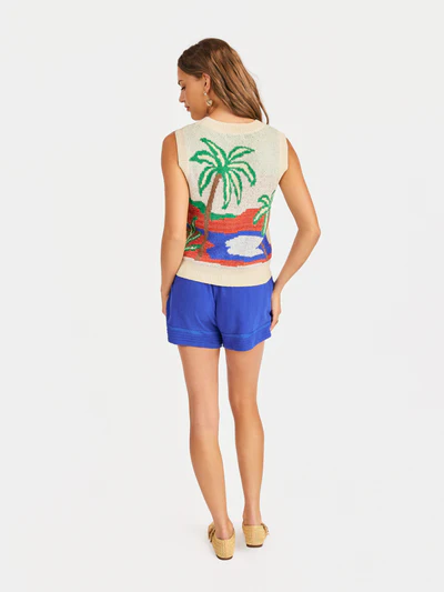 Sadie and Sage Palms Sweater Vest