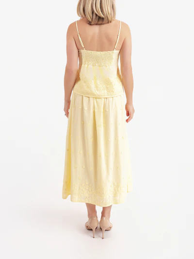 Sadie and Sage Beachglass Embroidered Tank