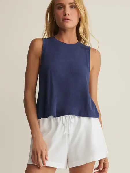 Z Supply Activewear Kick Back Muscle Tank