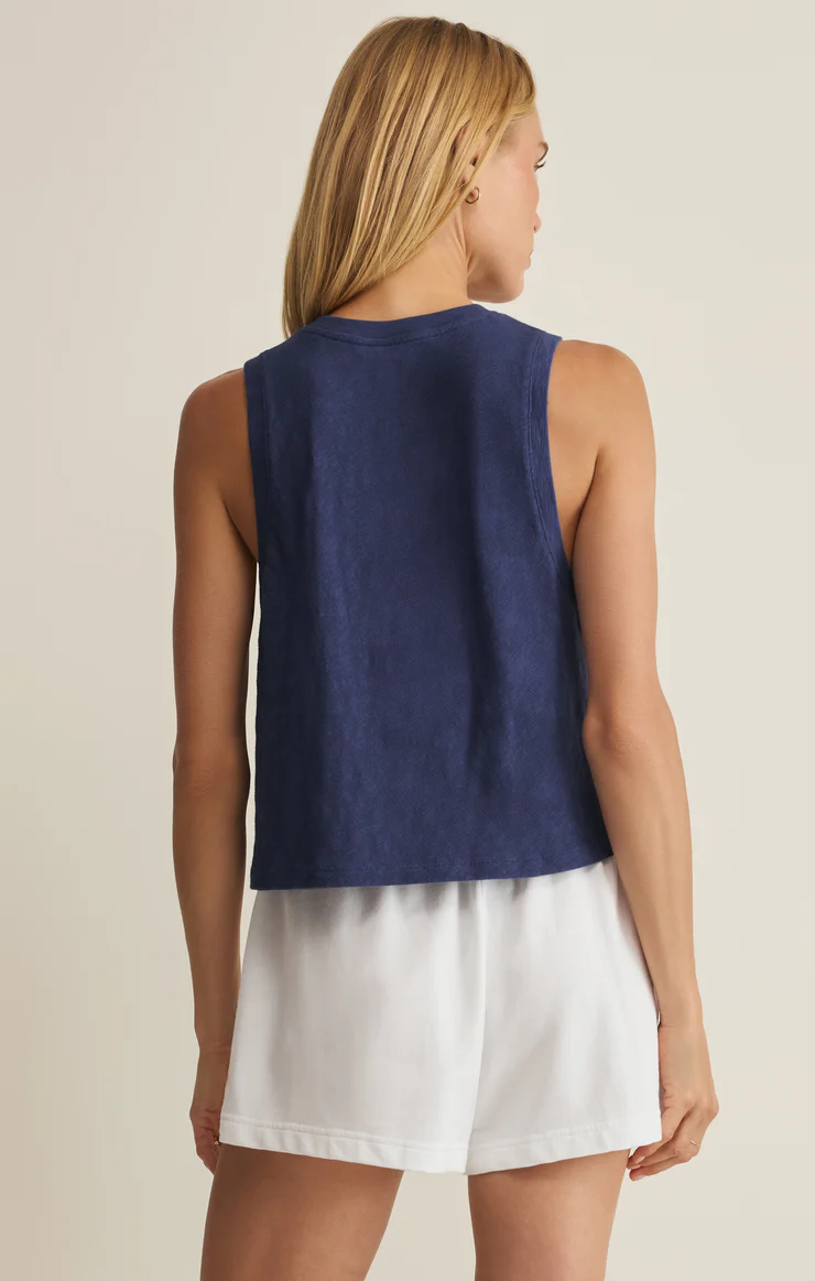 Z Supply Activewear Kick Back Muscle Tank