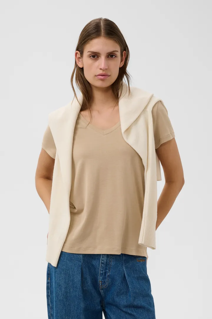 Soaked in Luxury Columbine V-Neck Top