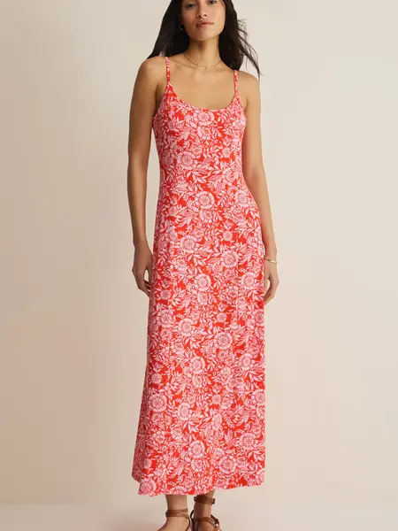 Z Supply Charisma Ona Floral Midi Dress