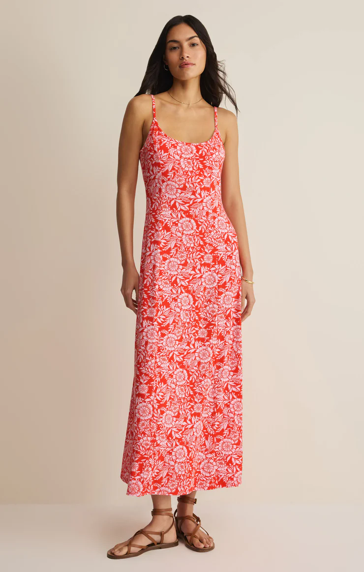 Z Supply Charisma Ona Floral Midi Dress