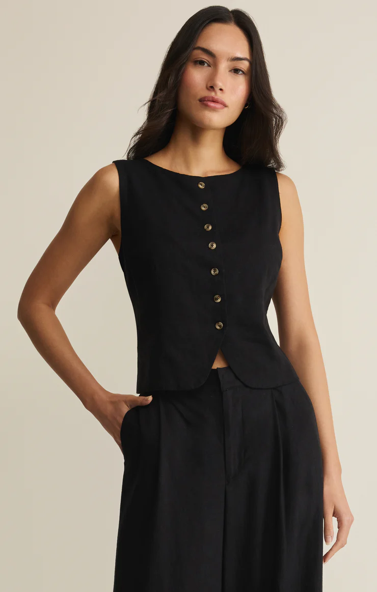 Z Supply Roman Linen Vest