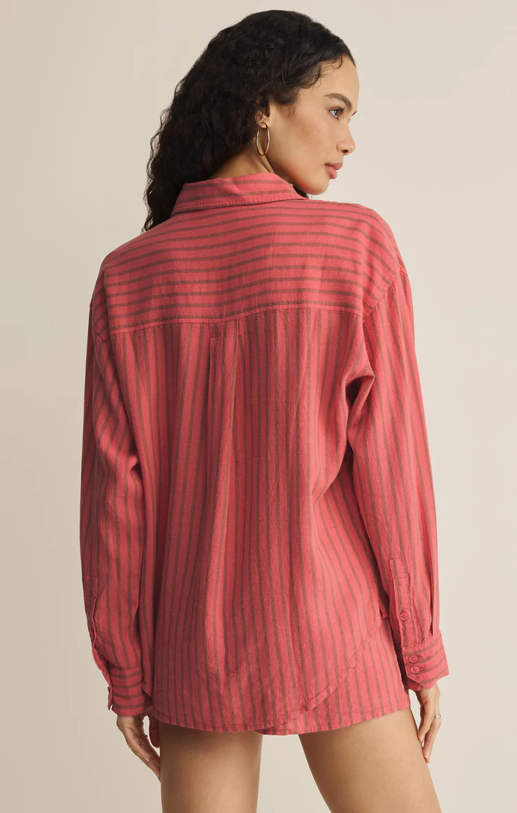 Z Supply Perfect Striped Button Up