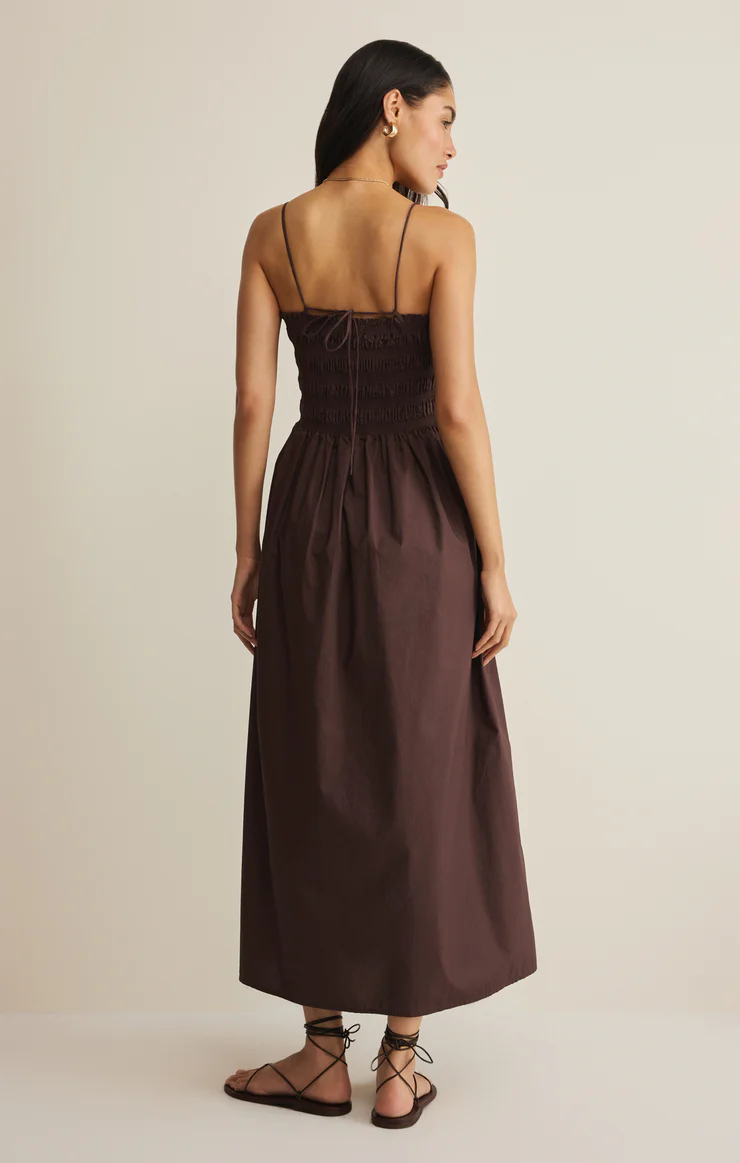 Z Supply Cornelia Poplin Midi Dress