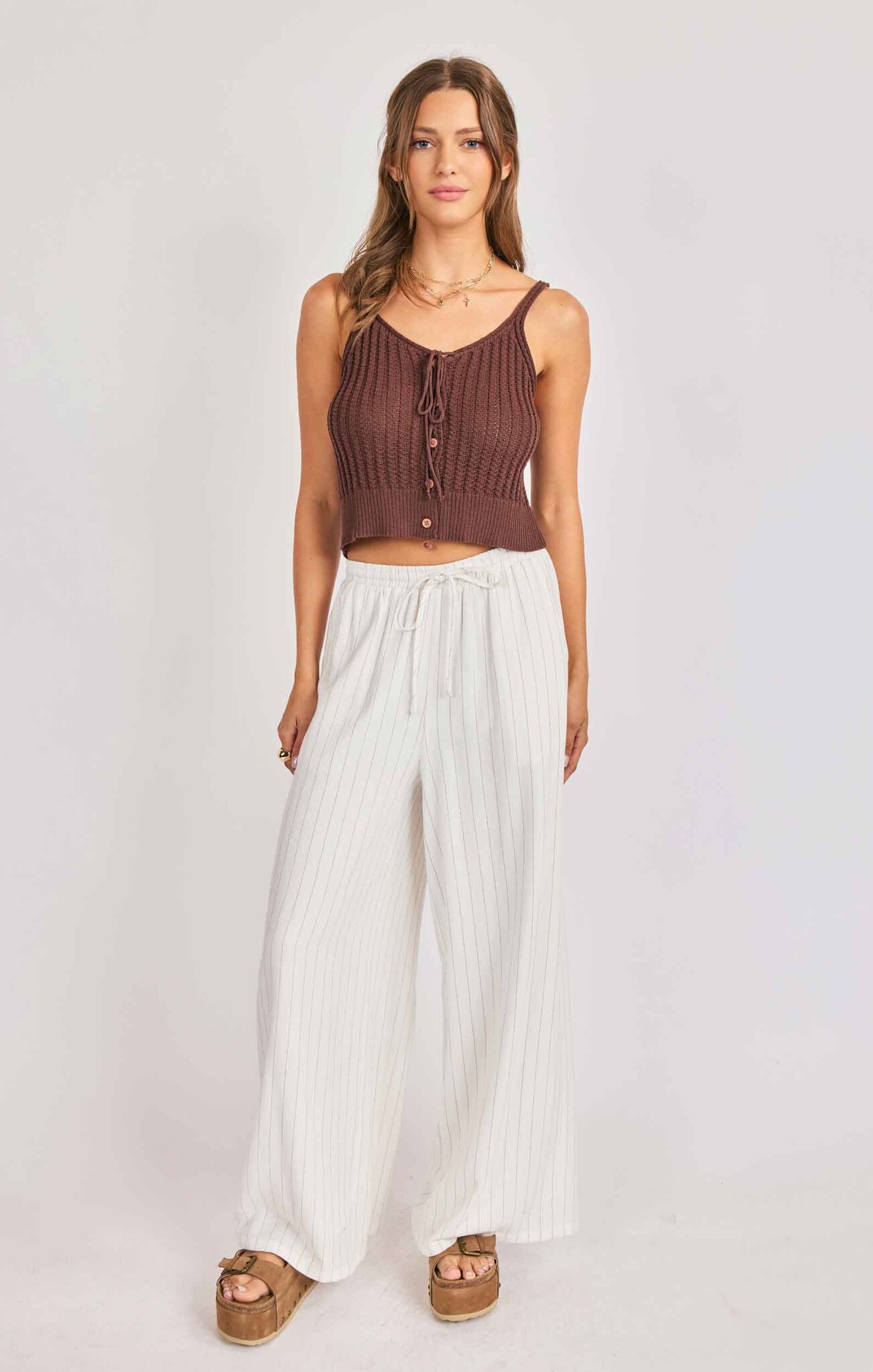 Sadie and Sage Marlow Buttoned Sweater Vest