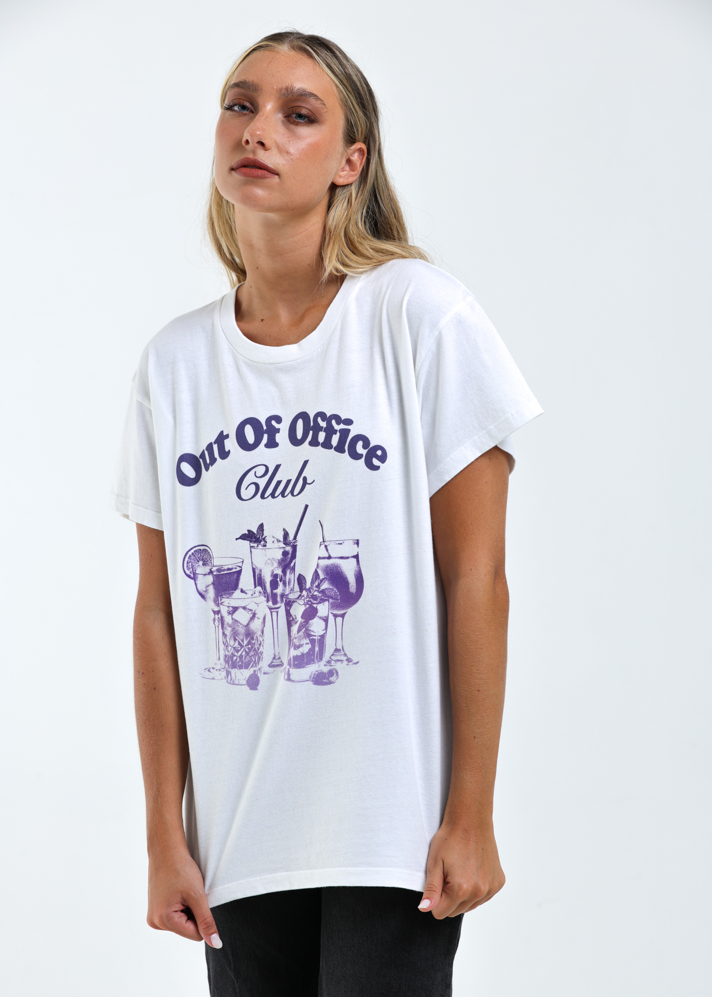 Girl Dangerous Out of Office Club Vintage Tee