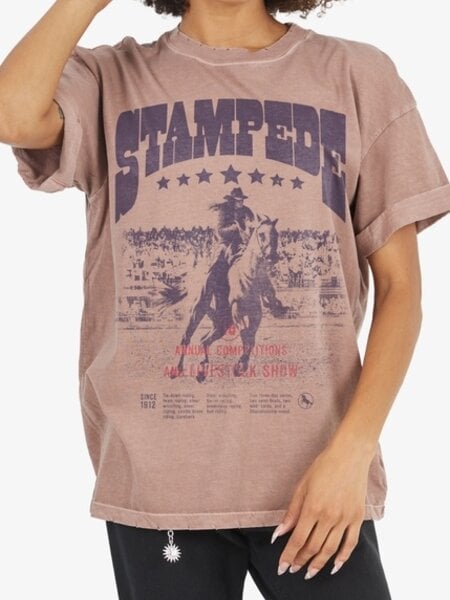 Girl Dangerous Stampede Poster Boyfriend Tee