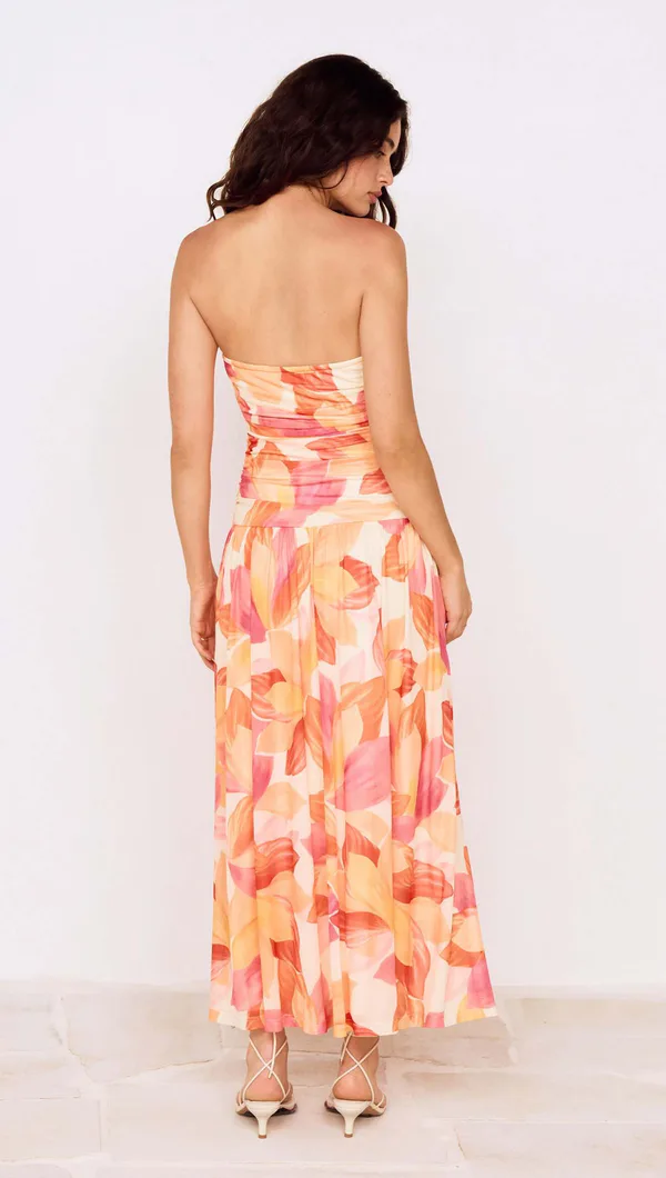 MinkPink Solana Mesh Midi Dress