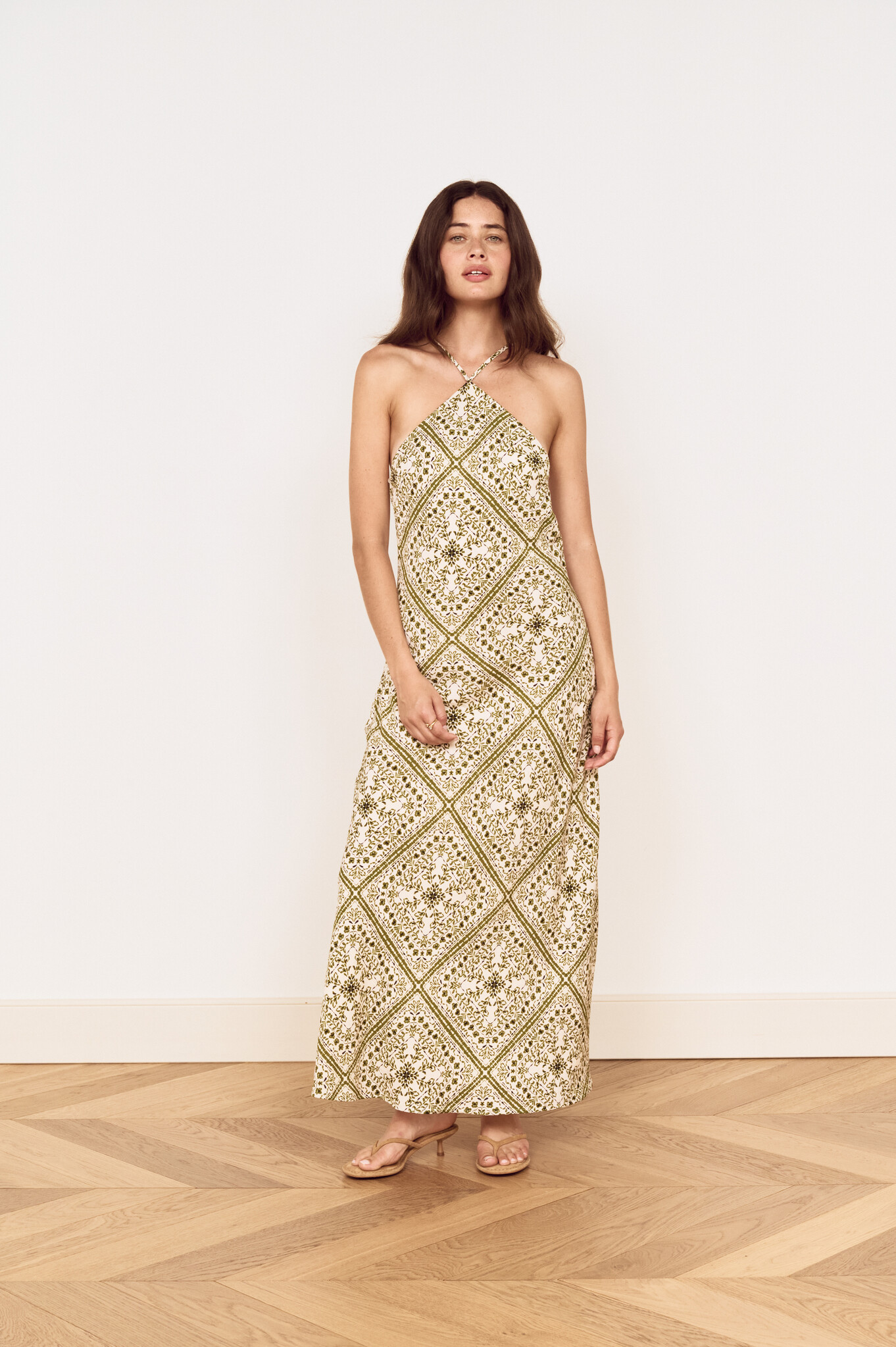 MinkPink Remi Bias Midi Dress