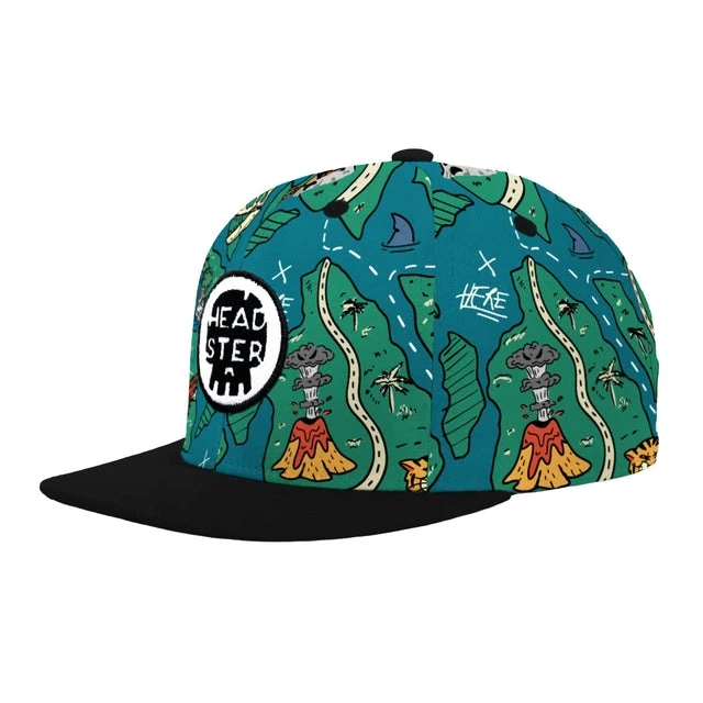 Headster Treasure Map Snapback