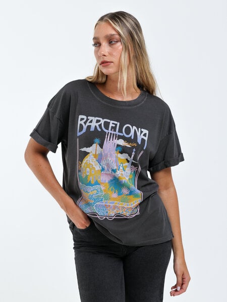 Girl Dangerous Barcelona Boyfriend Tee