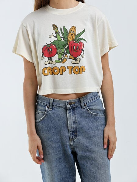 Girl Dangerous Crop Top Oversized Crop Tee